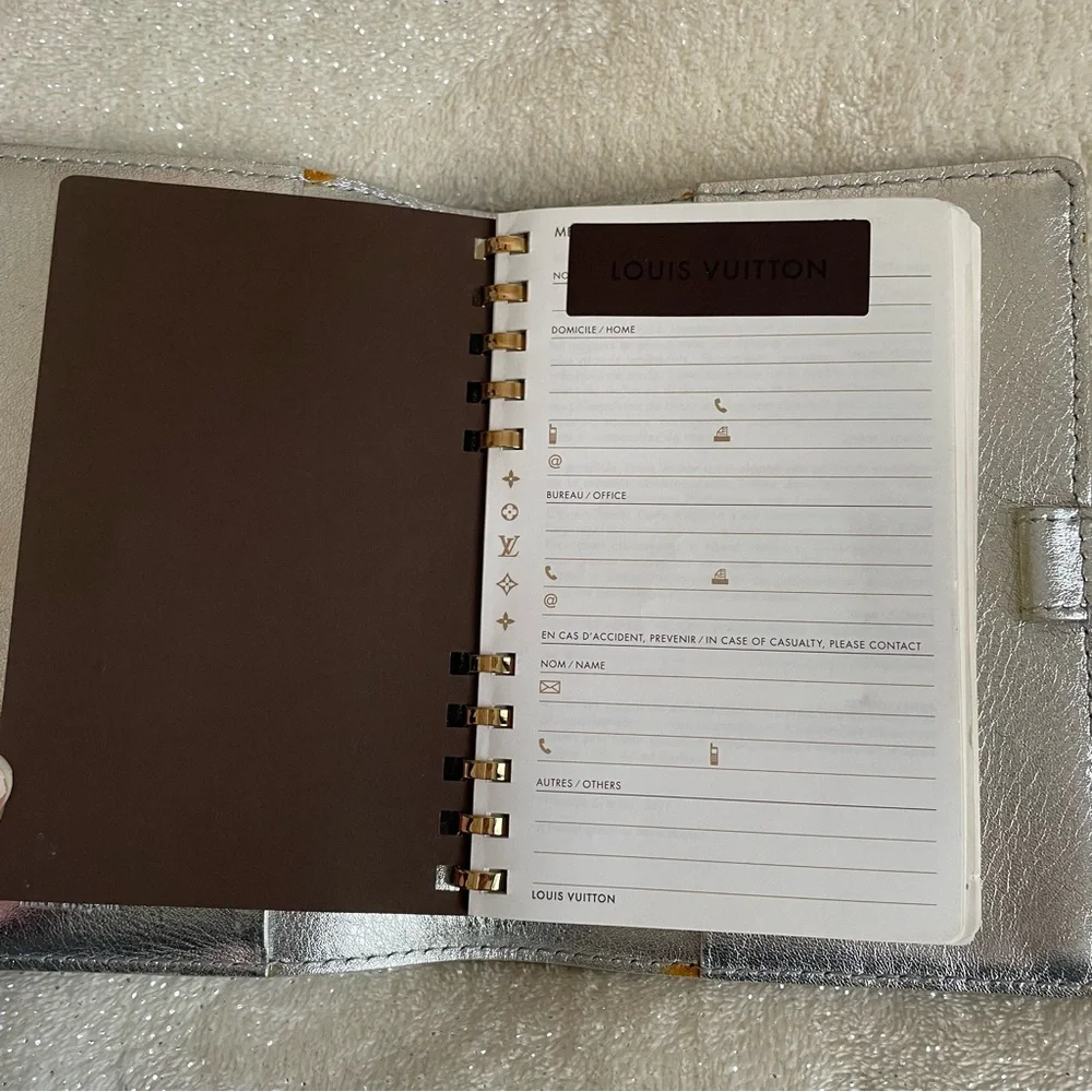 Louis Vuitton 2013 Suhali Partenaire PM Agenda Leather Journal Cover w/ Insert ✨